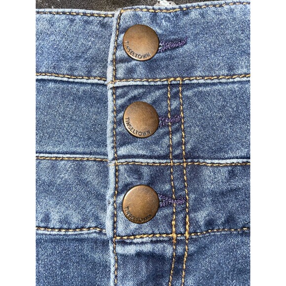 Tinseltown High Rise Shorts Women's Denim Shorts Light Wash Size 1 - Picture 4 of 7